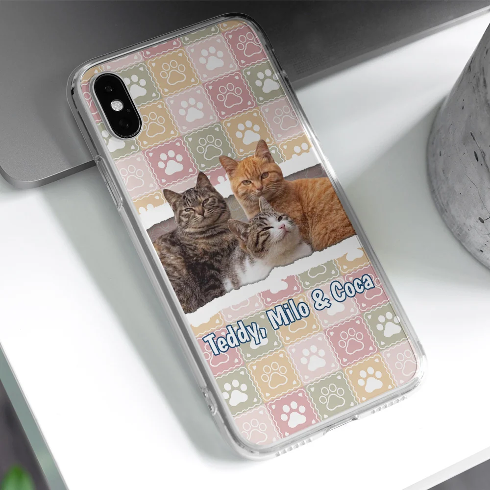 Hide And Seek And Meow Photo - Personalized Custom Phone Case - Image 3