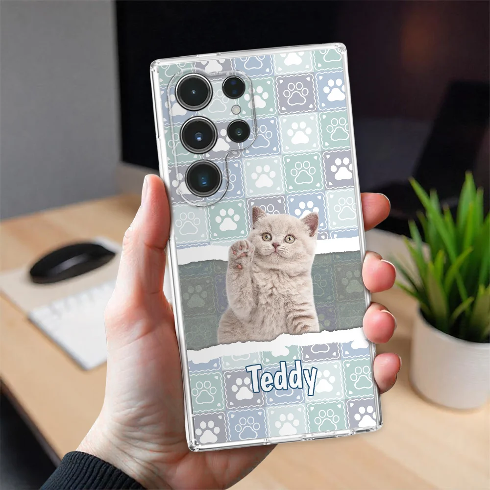 Hide And Seek And Meow Photo - Personalized Custom Phone Case - Image 5