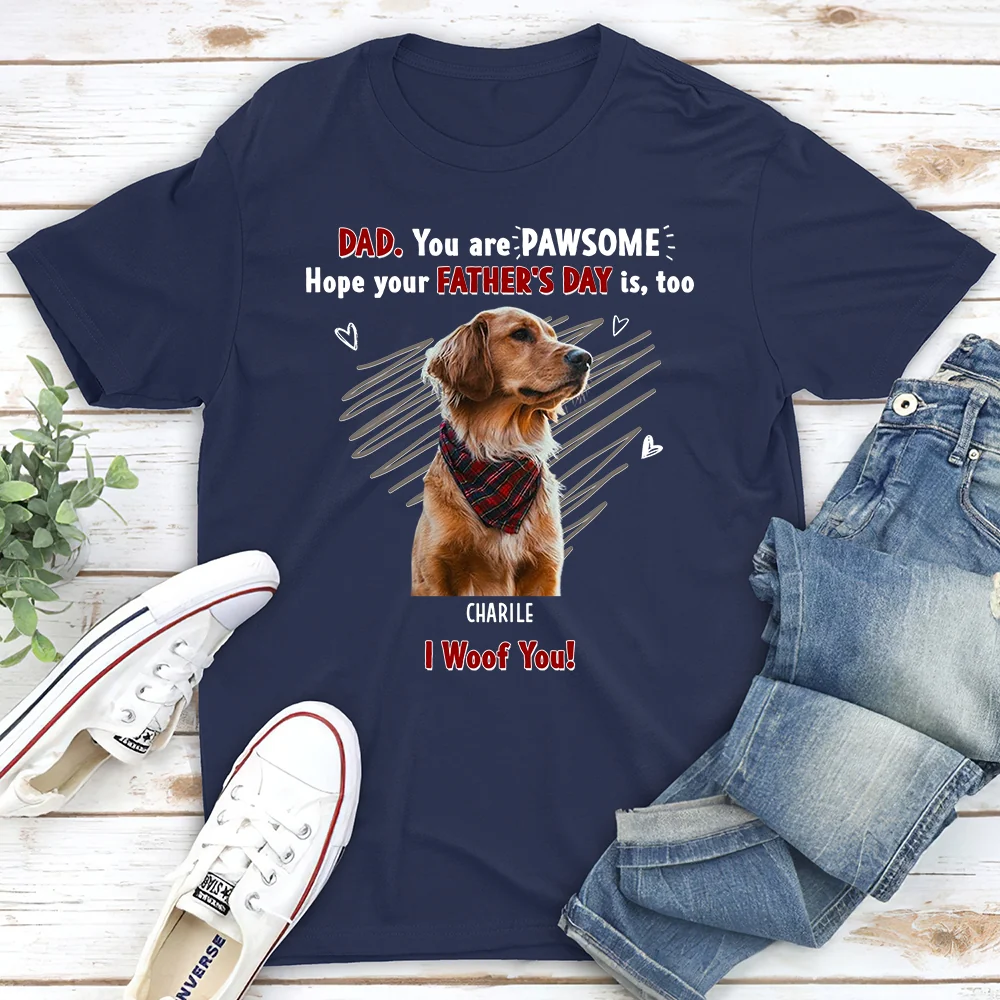 Hope Your Day Is Too Photo - Personalized Custom Unisex T-shirt - Image 2