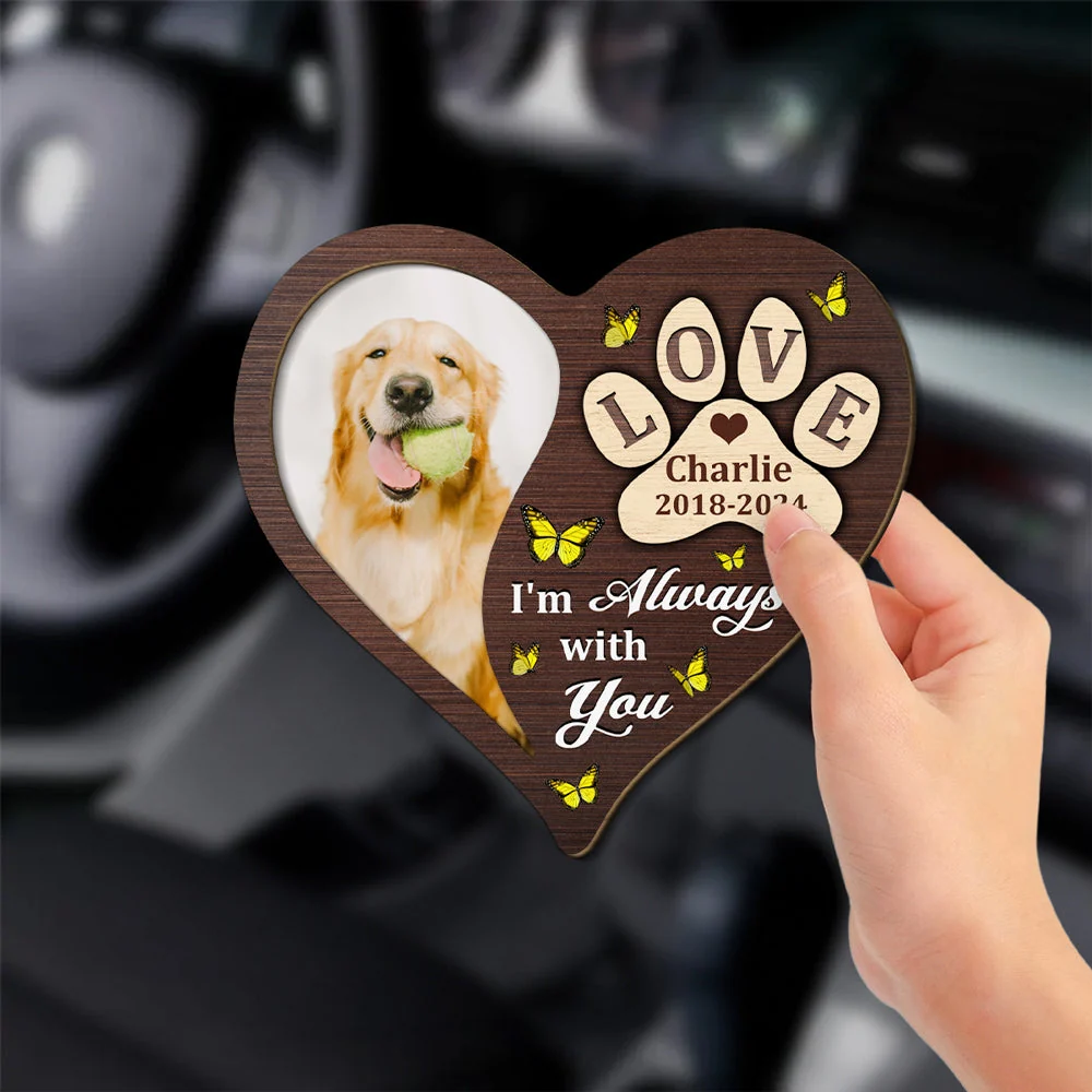 I Am Always With You  - Personalized Custom Car Visor Clip - Image 2