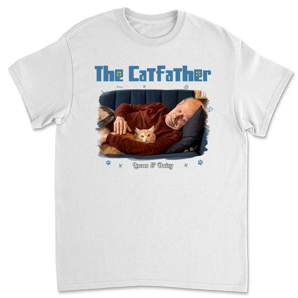I Am The Catfather Photo - Personalized Custom Unisex T-Shirt
