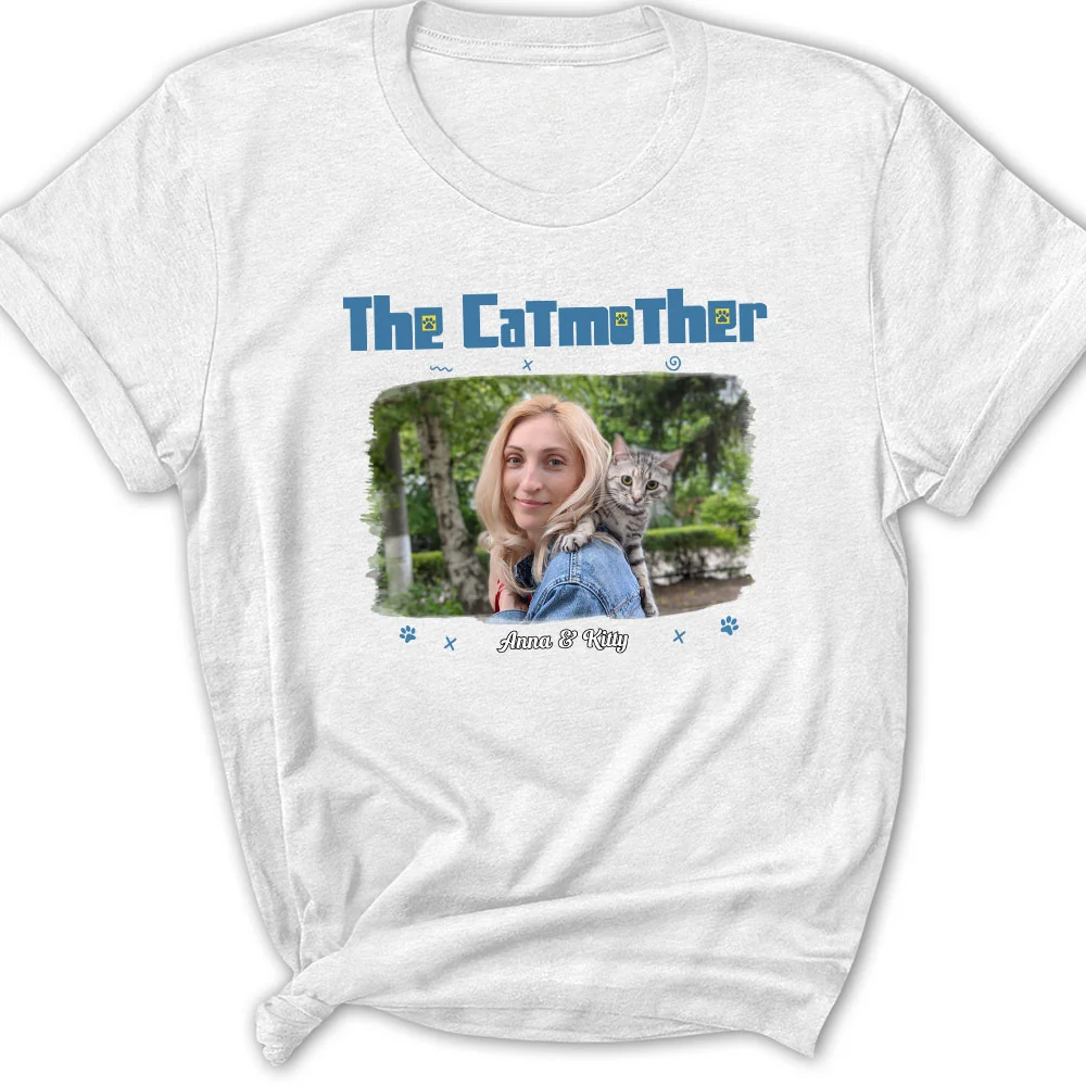 I Am The Catmother Photo - Personalized Custom Women's T-Shirt