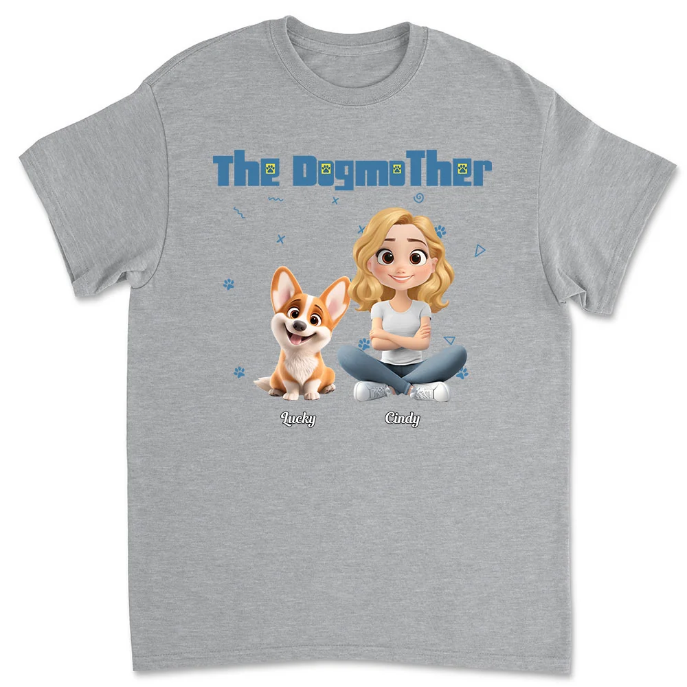 I Am The Dogmother - Personalized Custom Unisex T-Shirt - Image 2