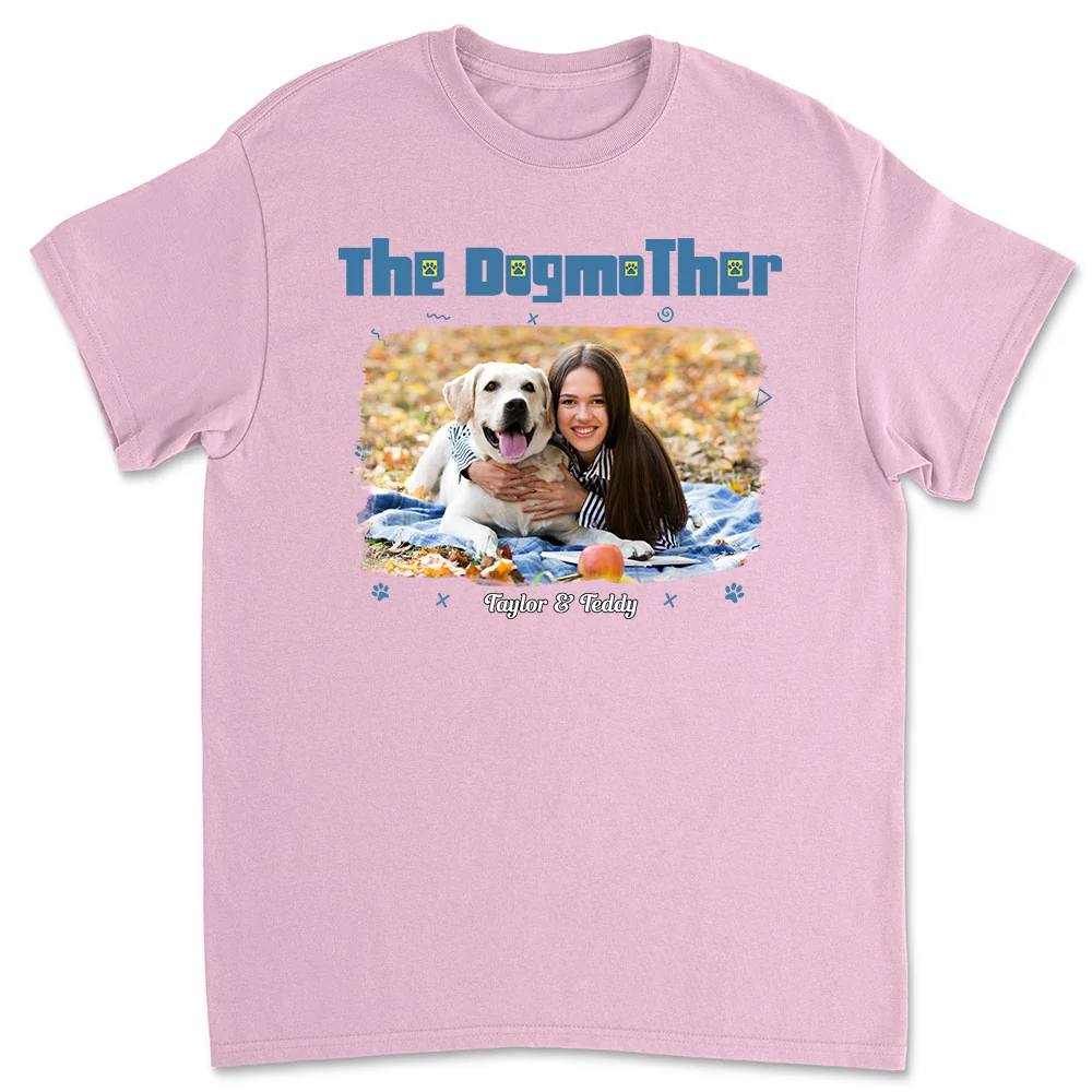 I Am The Dogmother Photo - Personalized Custom Unisex T-Shirt - Image 4