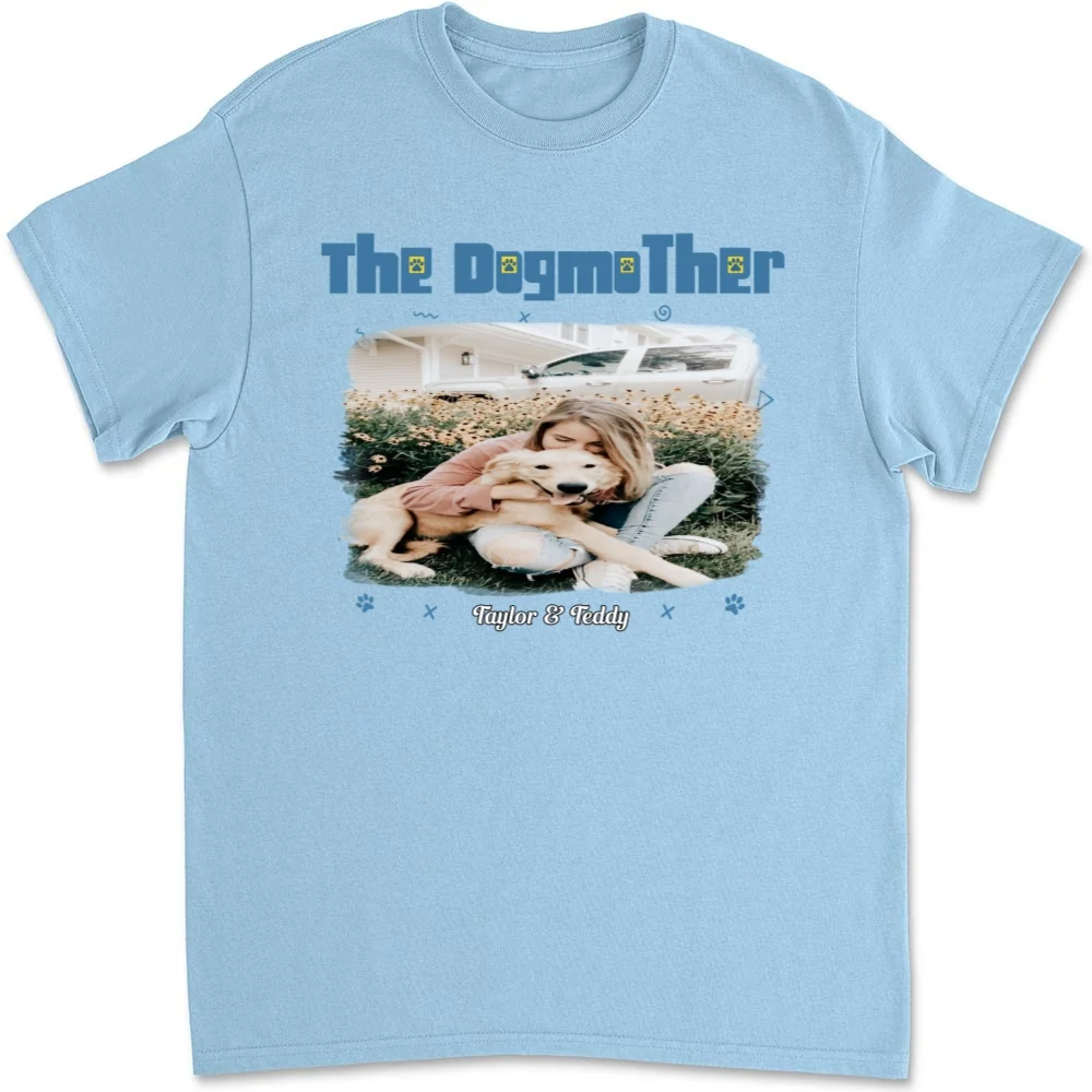 I Am The Dogmother Photo - Personalized Custom Unisex T-Shirt - Image 8