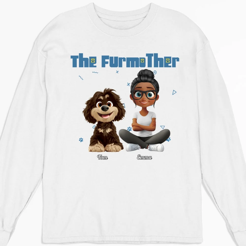 I Am The Furmother - Personalized Custom Long Sleeve T-Shirt - Image 4