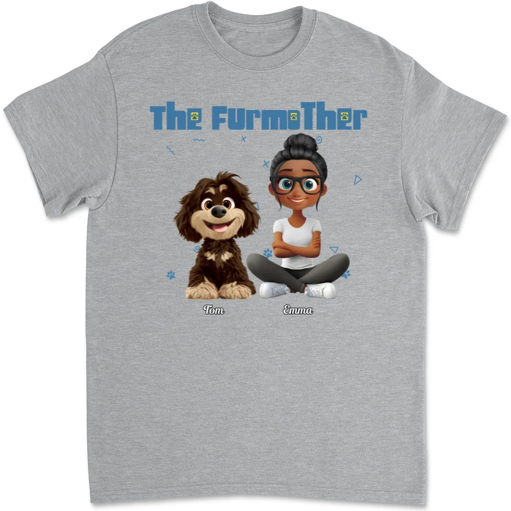 I Am The Furmother - Personalized Custom Unisex T-Shirt - Image 5