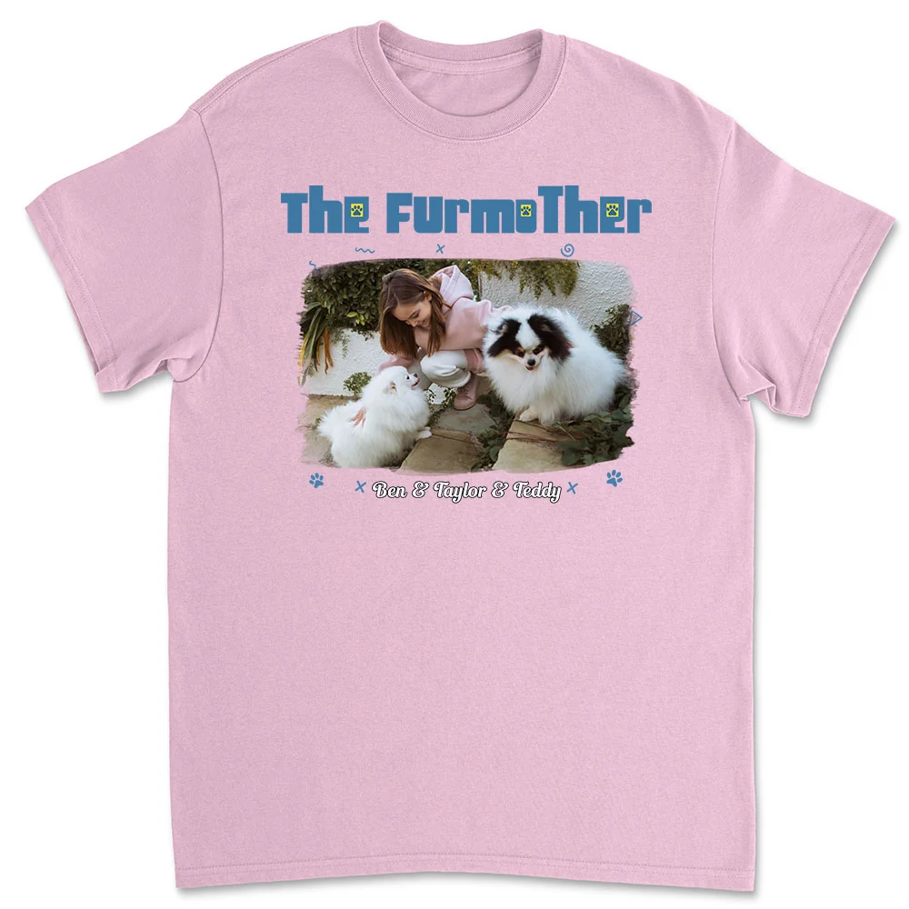 I Am The Furmother Photo - Personalized Custom Unisex T-Shirt - Image 2