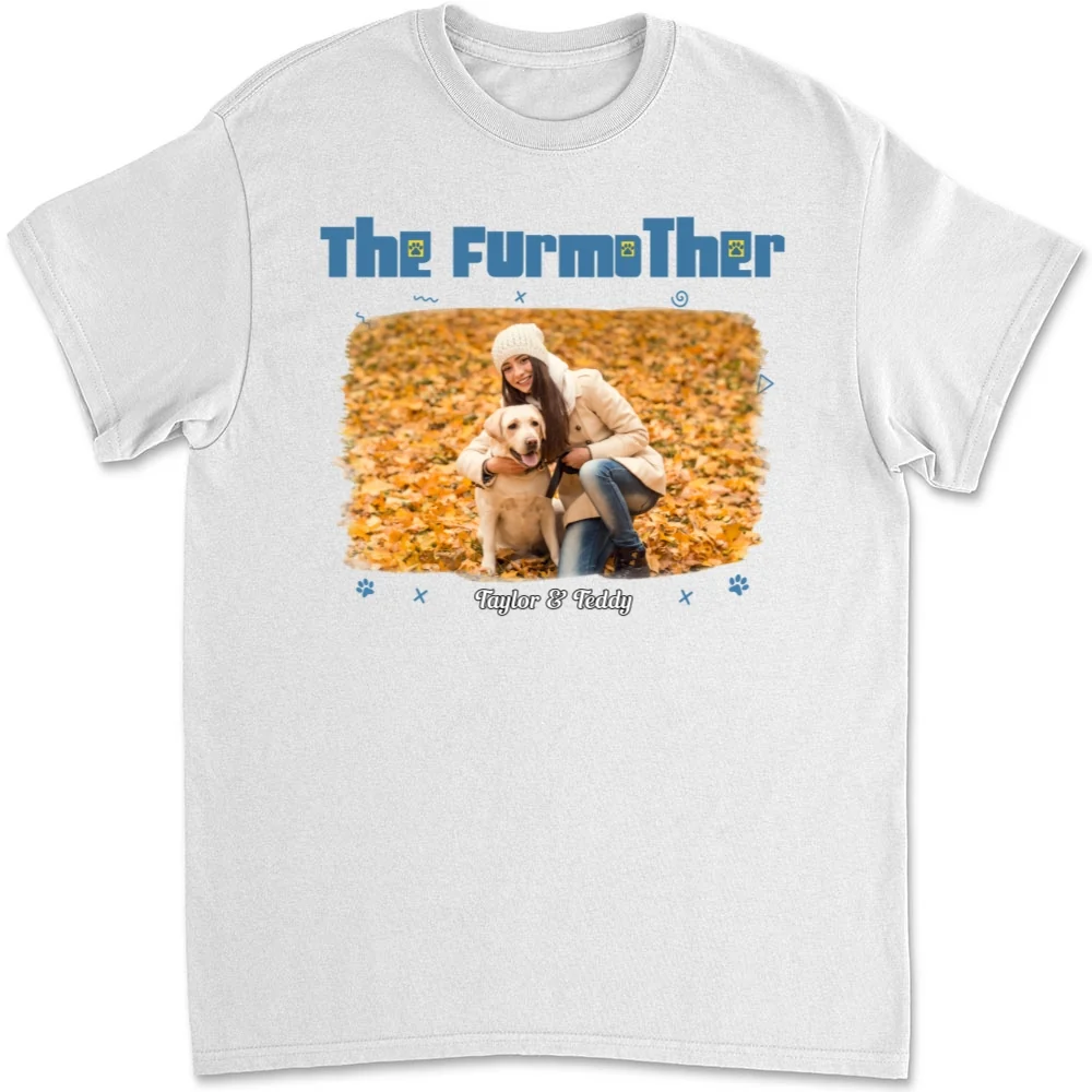 I Am The Furmother Photo - Personalized Custom Unisex T-Shirt - Image 8