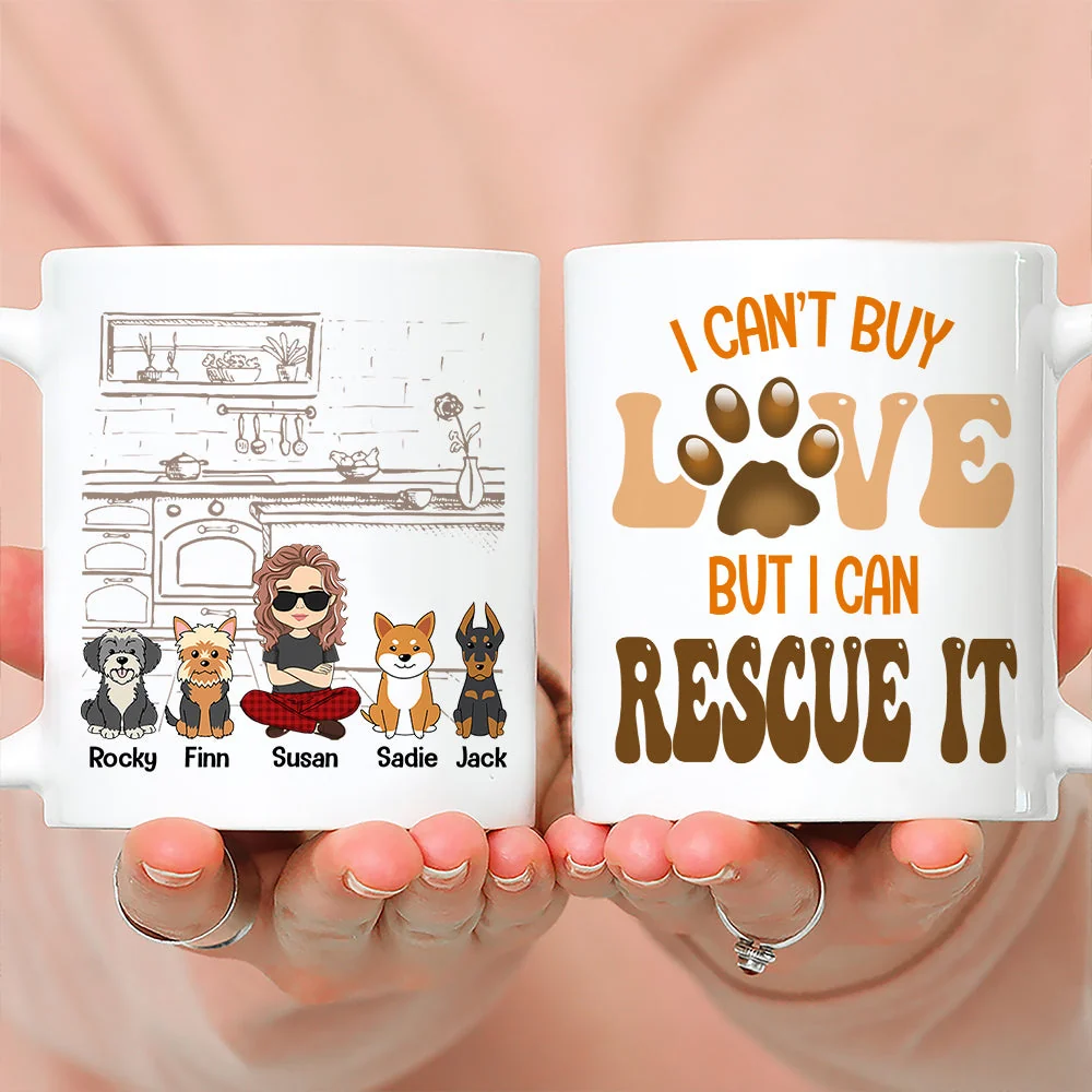 I Can Rescue Love - Personalized Custom Coffee Mug - Image 2