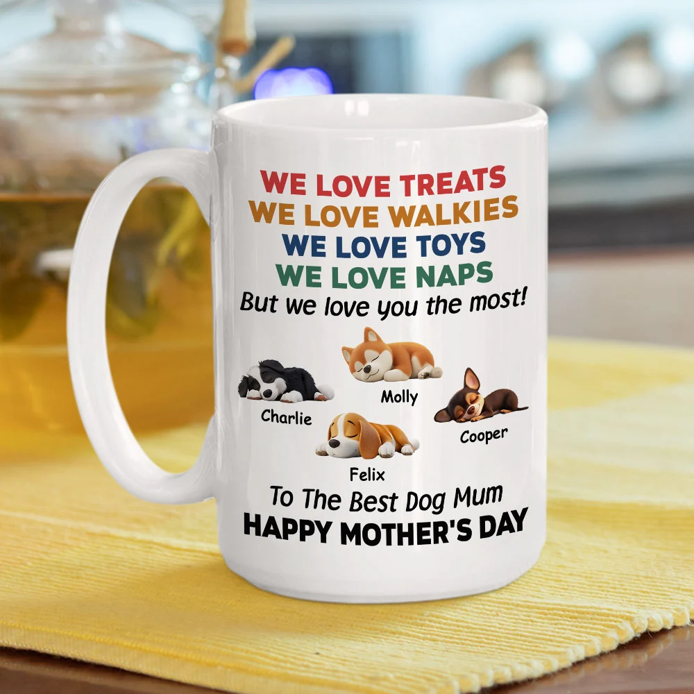 I Do Love You The Most - Personalized Custom Coffee Mug - Image 5