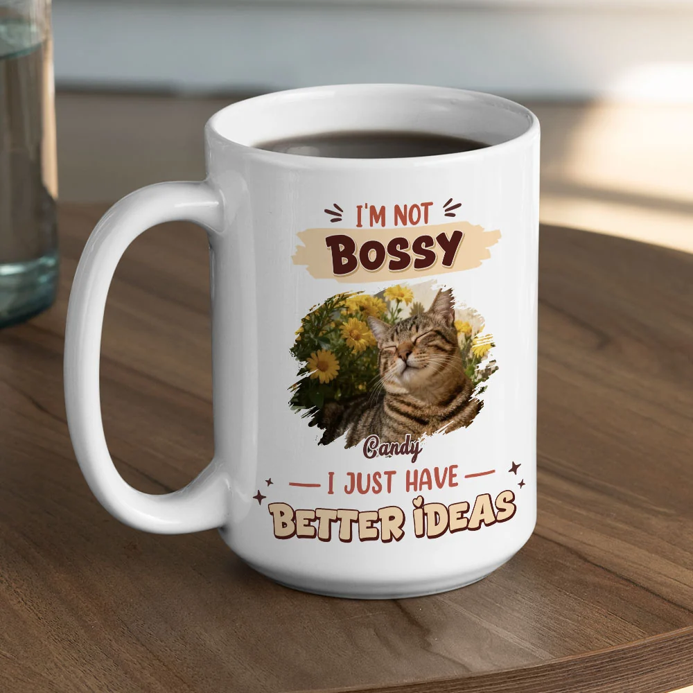 I Have Better Ideas Photo - Personalized Custom Coffee Mug - Image 5