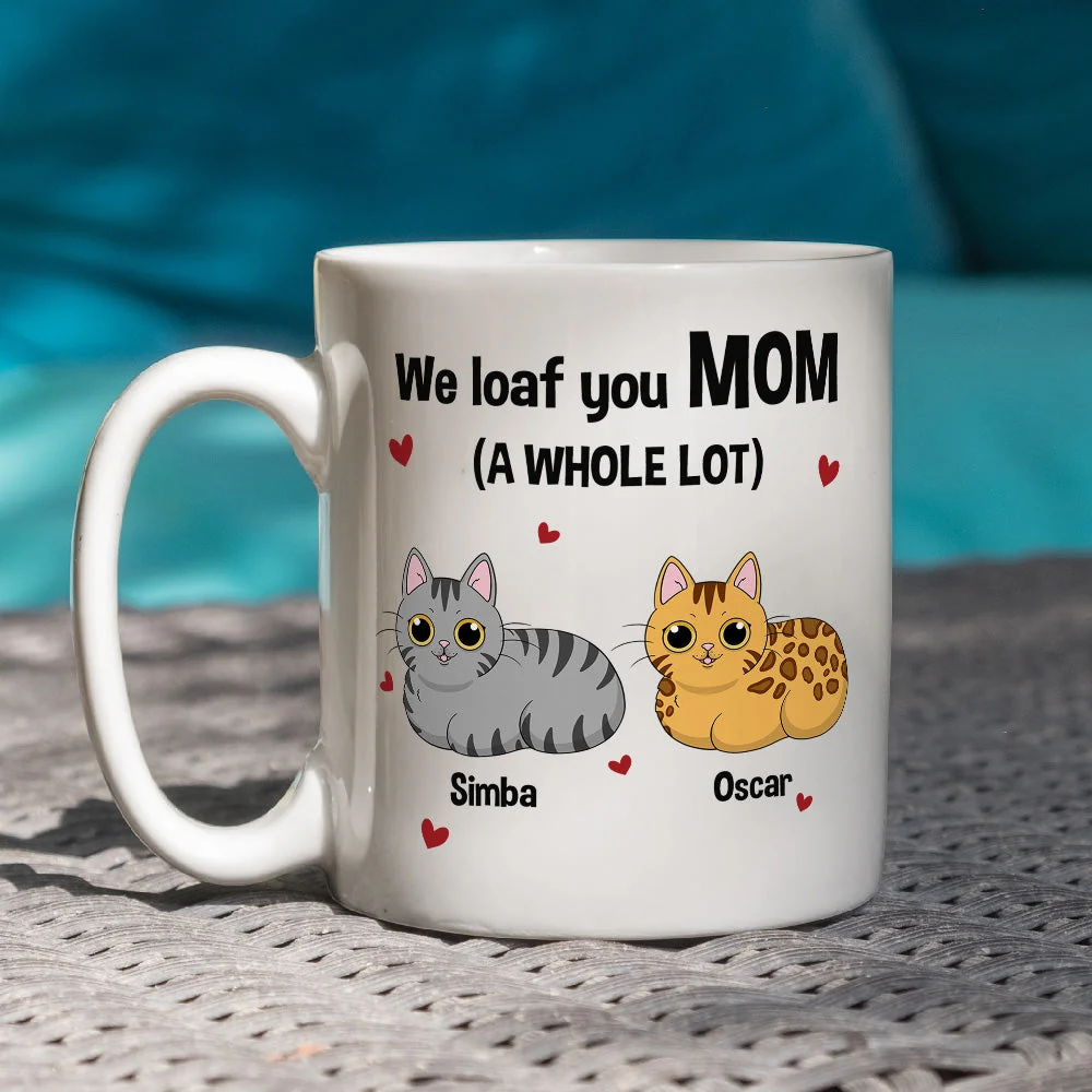 I Loaf You - Personalized Custom Coffee Mug - Image 3