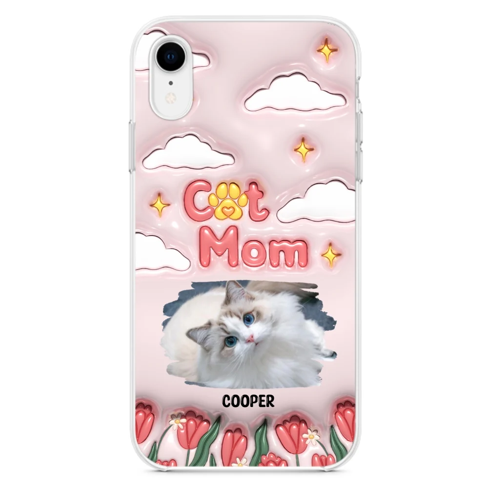 I Love My Cat Mom Photo - Personalized Custom 3D Inflated Effect Phone Case - Image 19
