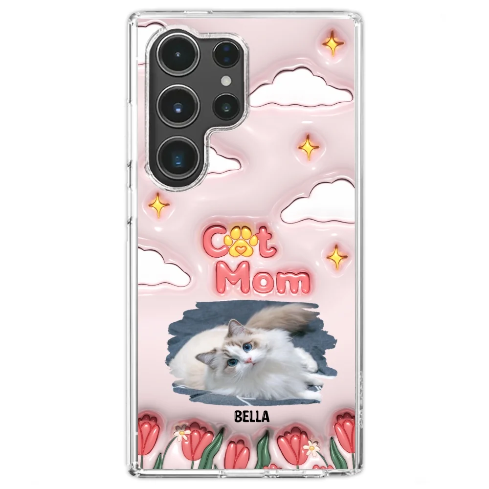 I Love My Cat Mom Photo - Personalized Custom 3D Inflated Effect Phone Case - Image 23