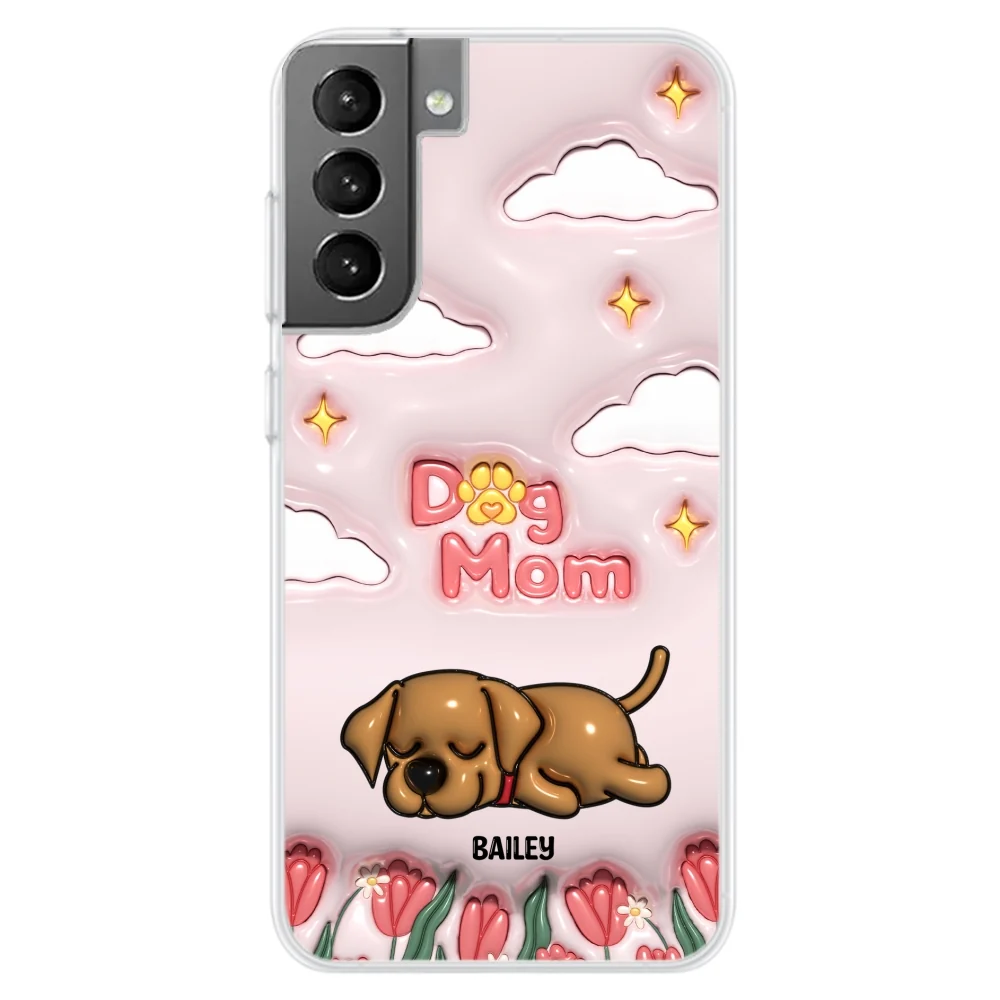 I Love My Dog Mom - Personalized Custom 3D Inflated Effect Phone Case - Image 26