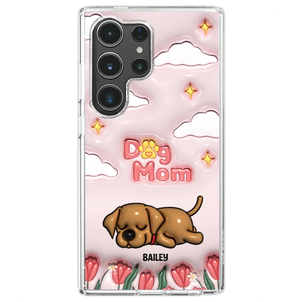 I Love My Dog Mom - Personalized Custom 3D Inflated Effect Phone Case - Image 27
