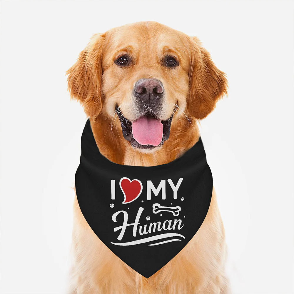 I Love My Human - Dog Bandana - Image 5