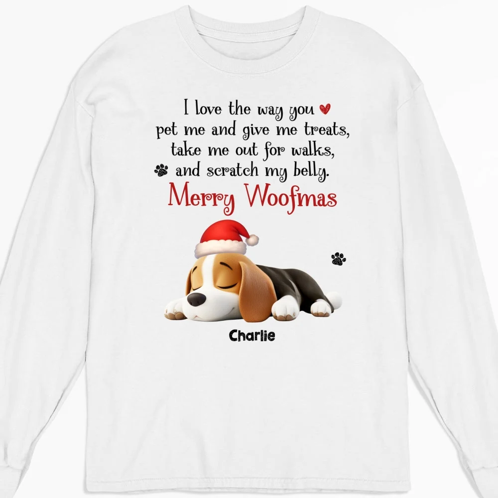 I Love You All The Way - Personalized Custom Long Sleeve T-shirt - Image 4