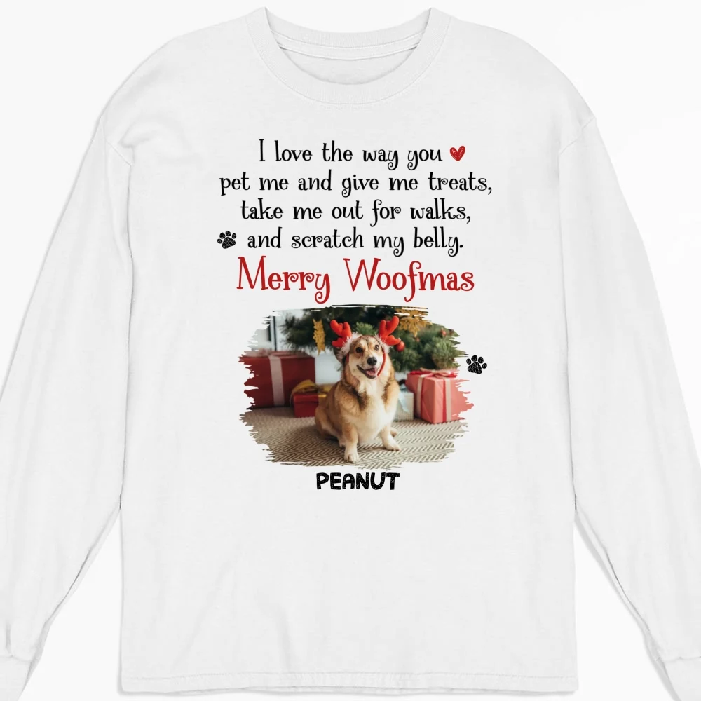I Love You All The Way Photo - Personalized Custom Long Sleeve T-shirt - Image 3
