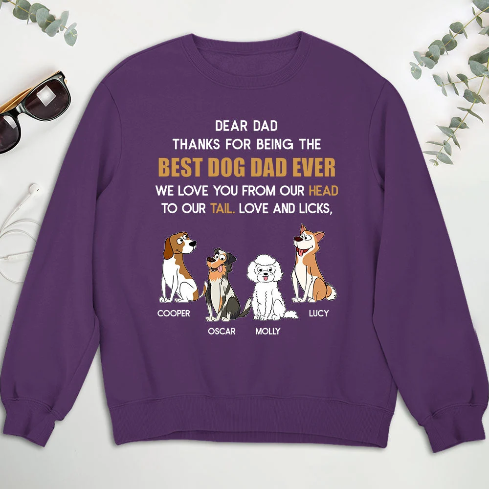 I Love You From My Head To My Tail - Personalized Custom Sweatshirt - Image 3