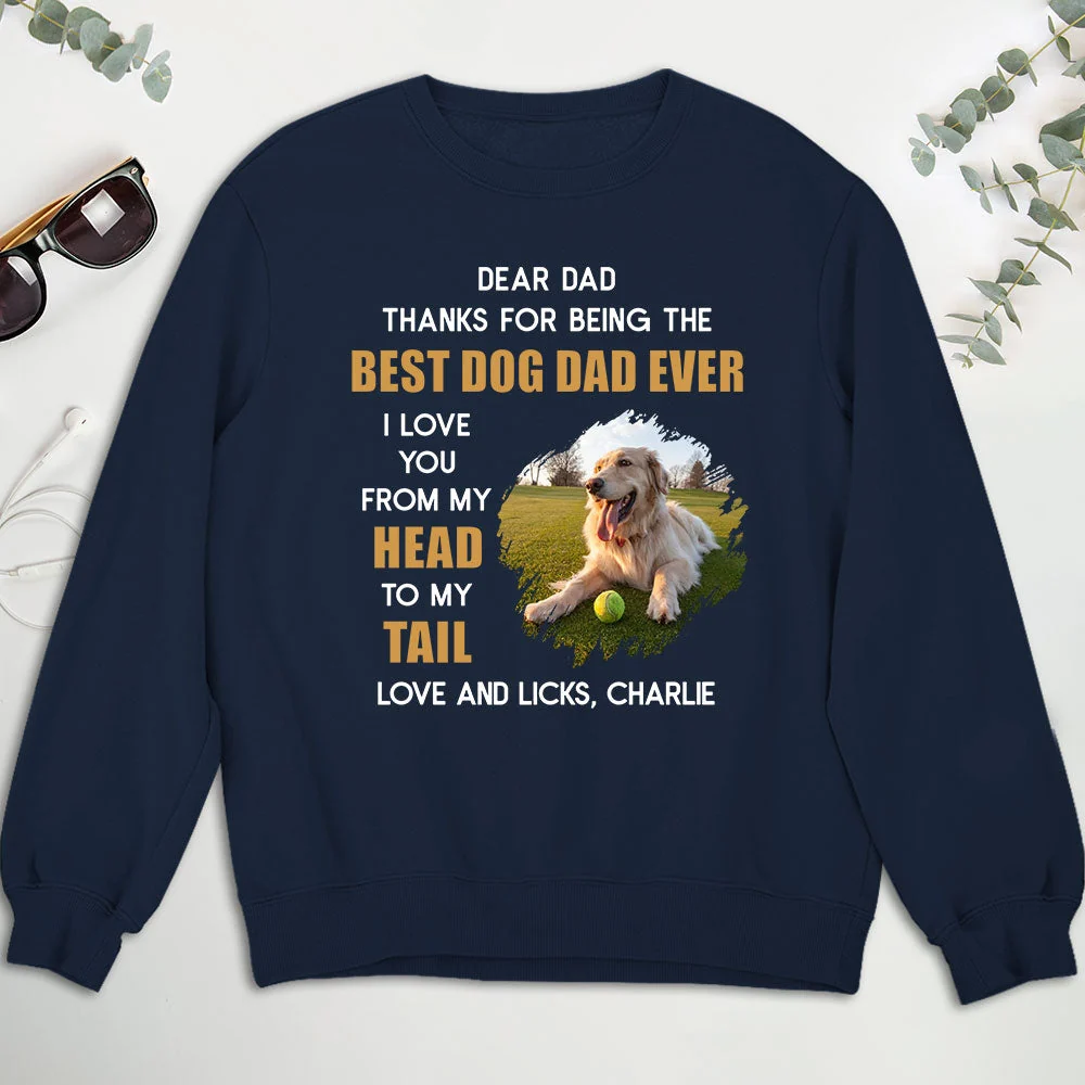 I Love You From My Head To My Tail - Personalized Custom Sweatshirt - Image 5