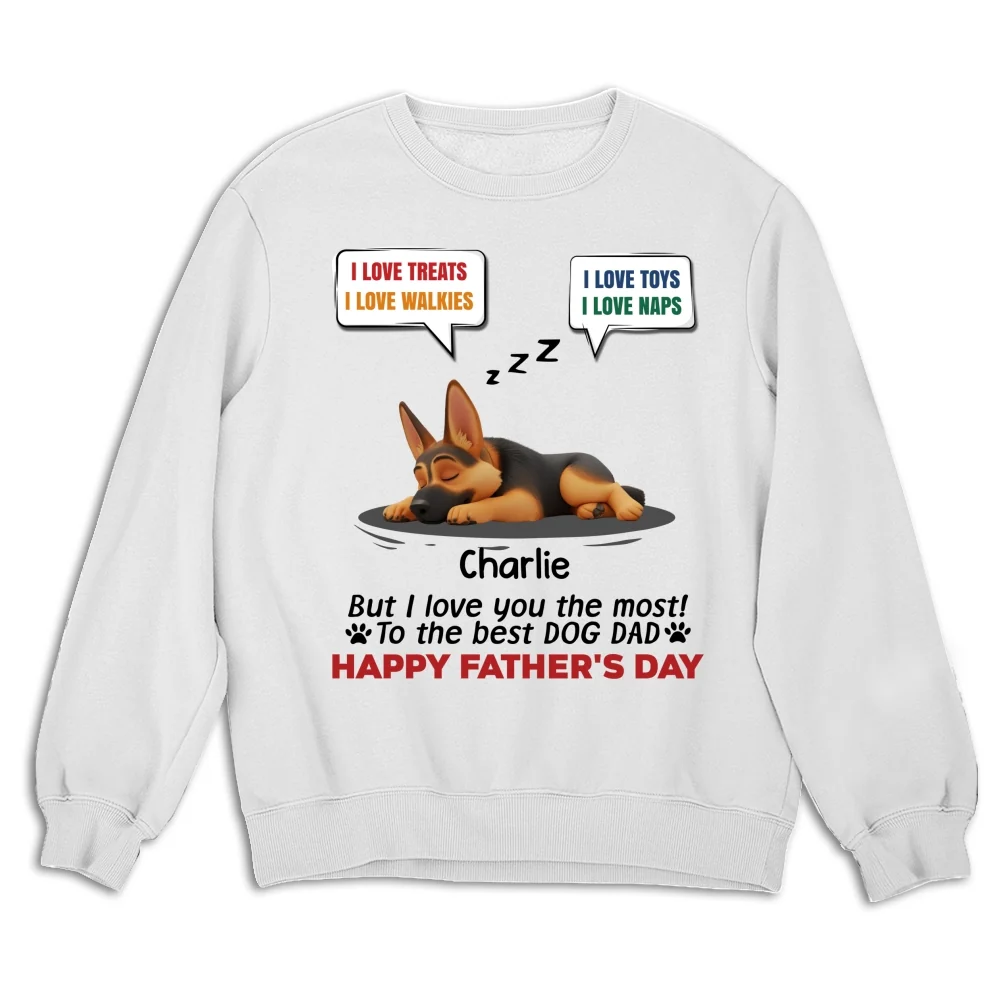 I Love You The Most - Personalized Custom Shirt - Image 11