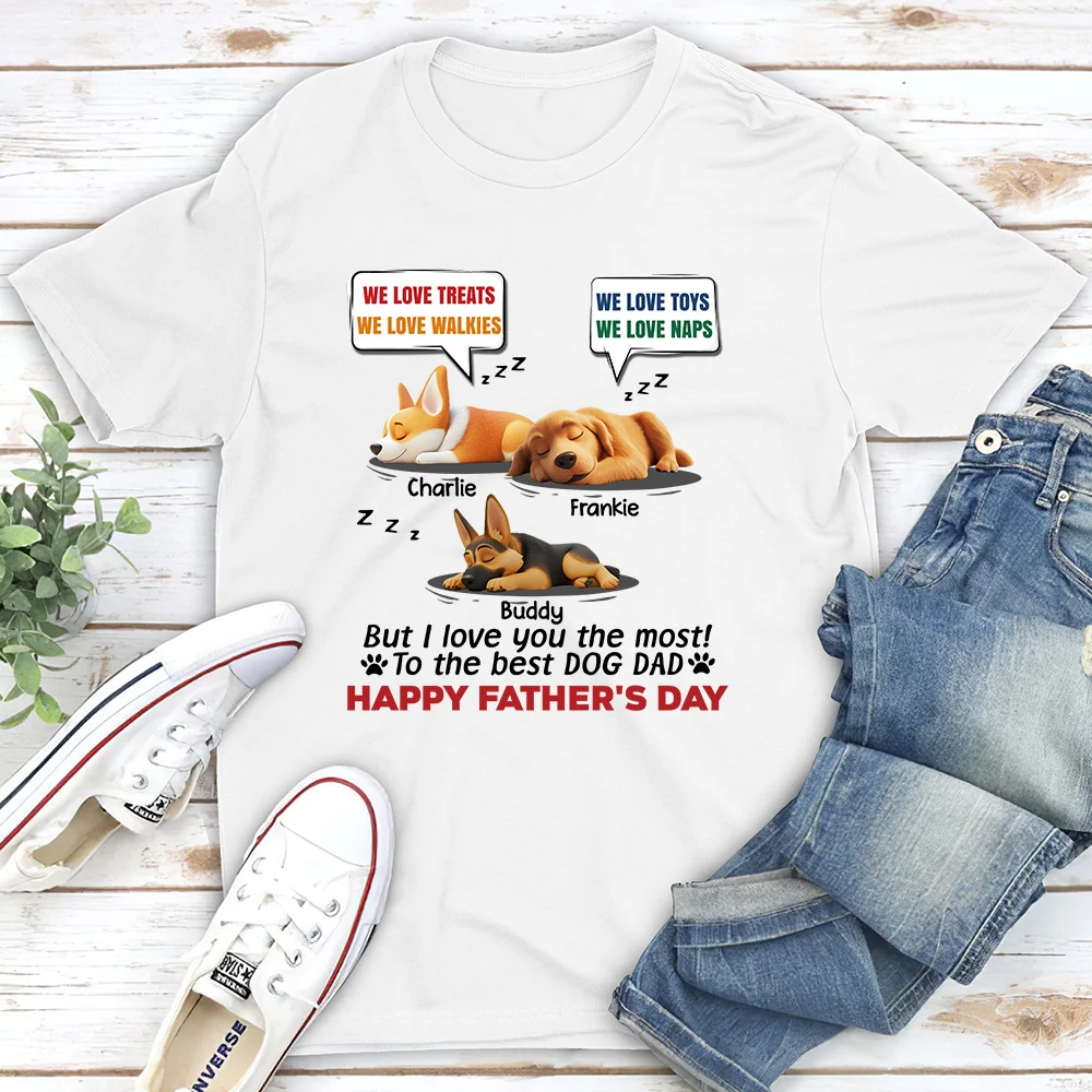 I Love You The Most - Personalized Custom Shirt - Image 2
