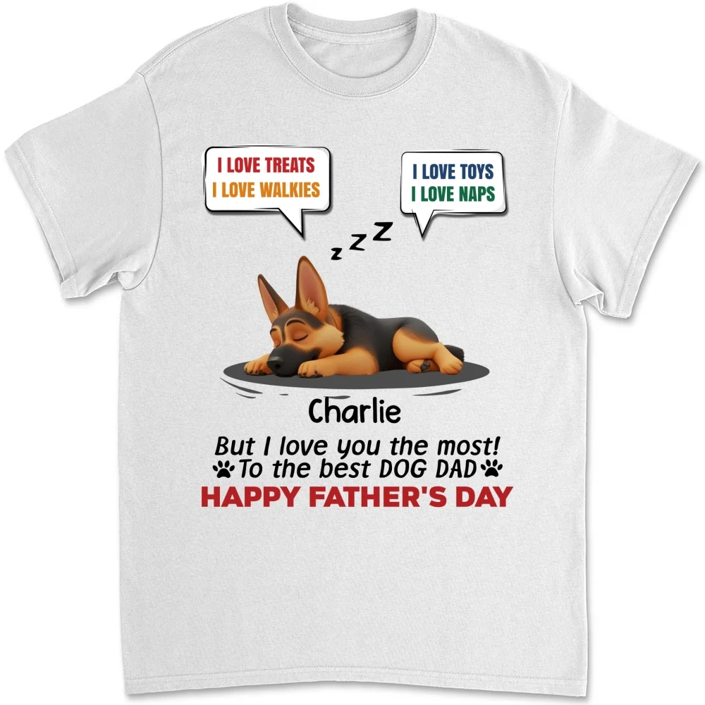 I Love You The Most - Personalized Custom Shirt - Image 7