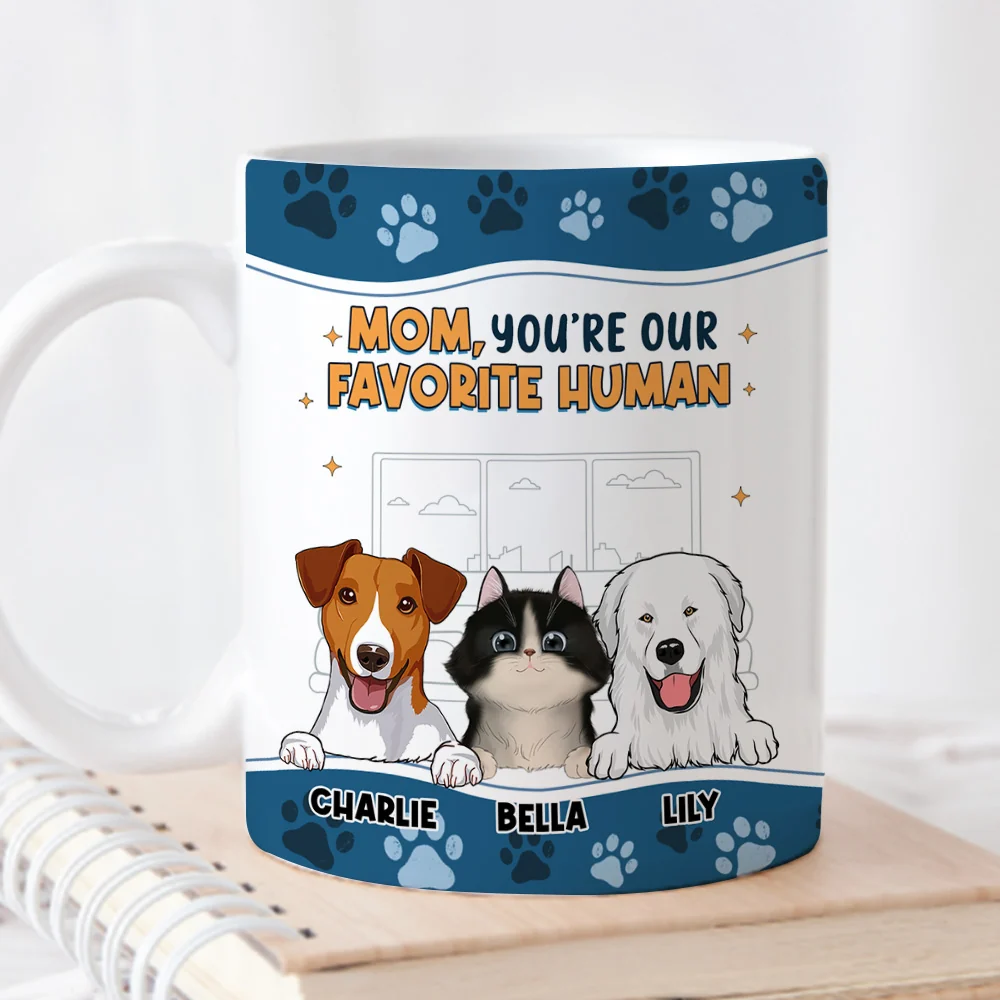 I Love You The Most Ver Pet - Personalized Custom Coffee Mug - Image 2