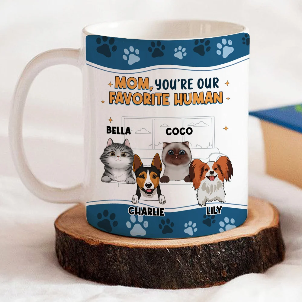 I Love You The Most Ver Pet - Personalized Custom Coffee Mug - Image 3