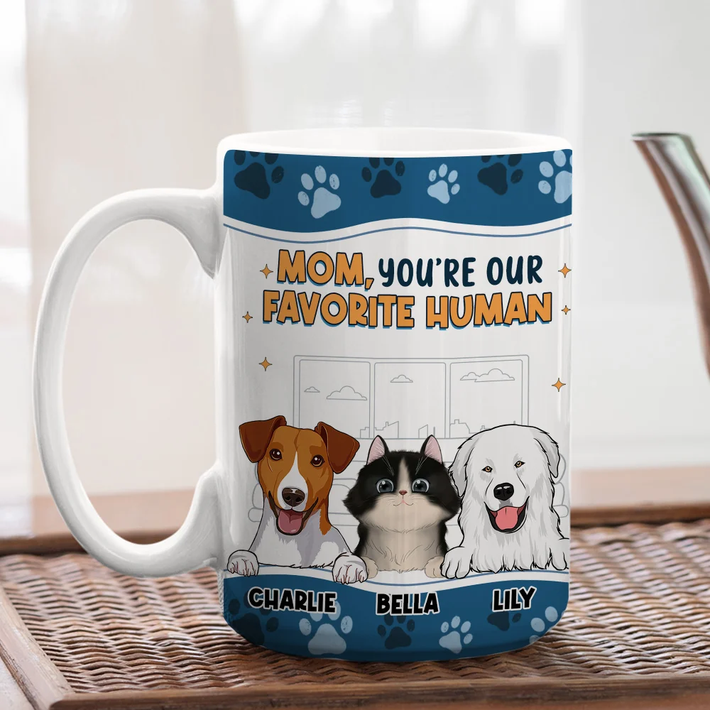 I Love You The Most Ver Pet - Personalized Custom Coffee Mug - Image 4