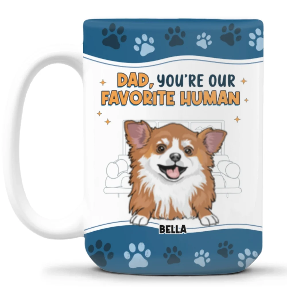 I Love You The Most Ver Pet - Personalized Custom Coffee Mug - Image 7