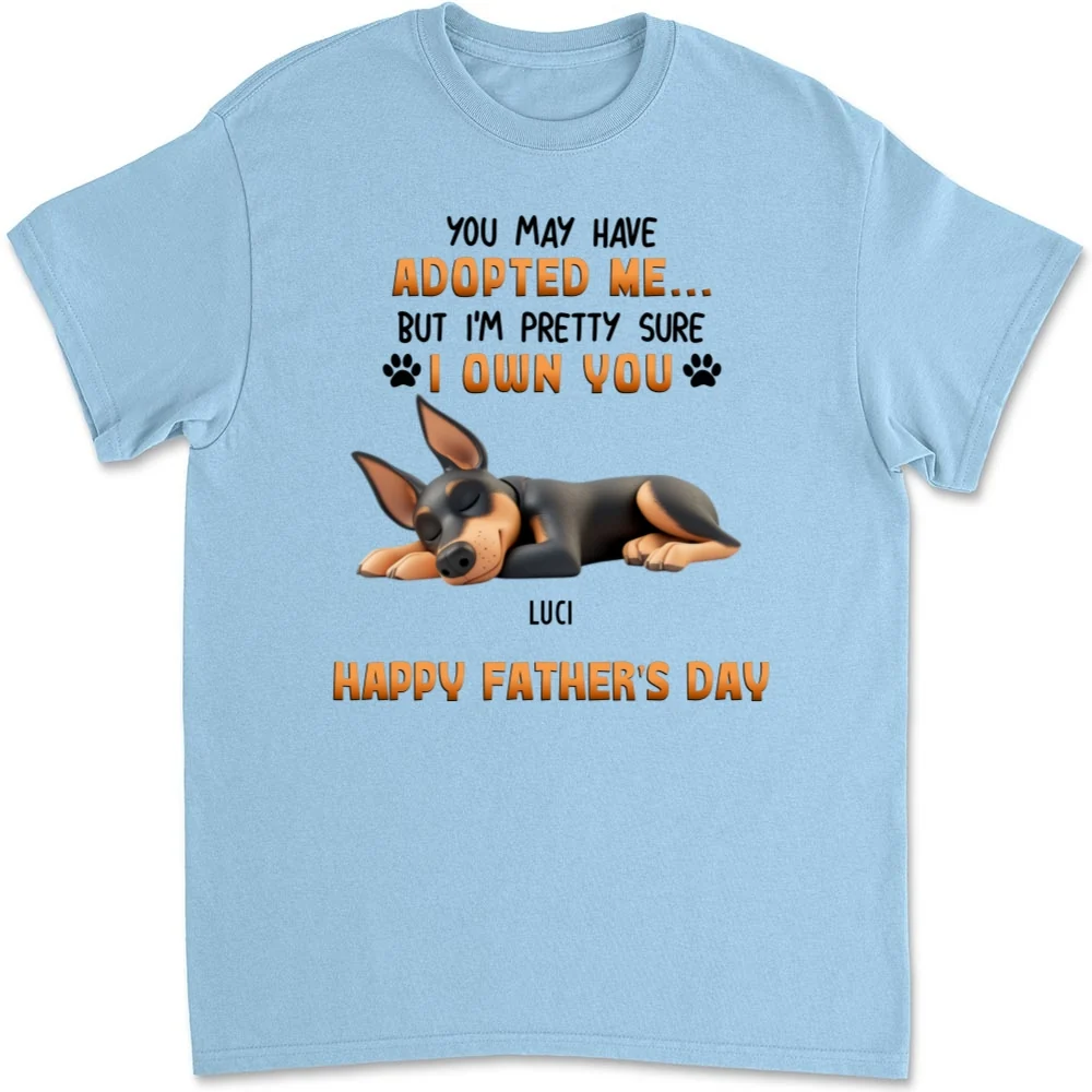 I Own You Dog And Cat Ver - Personalized Custom Unisex T-Shirt - Image 7