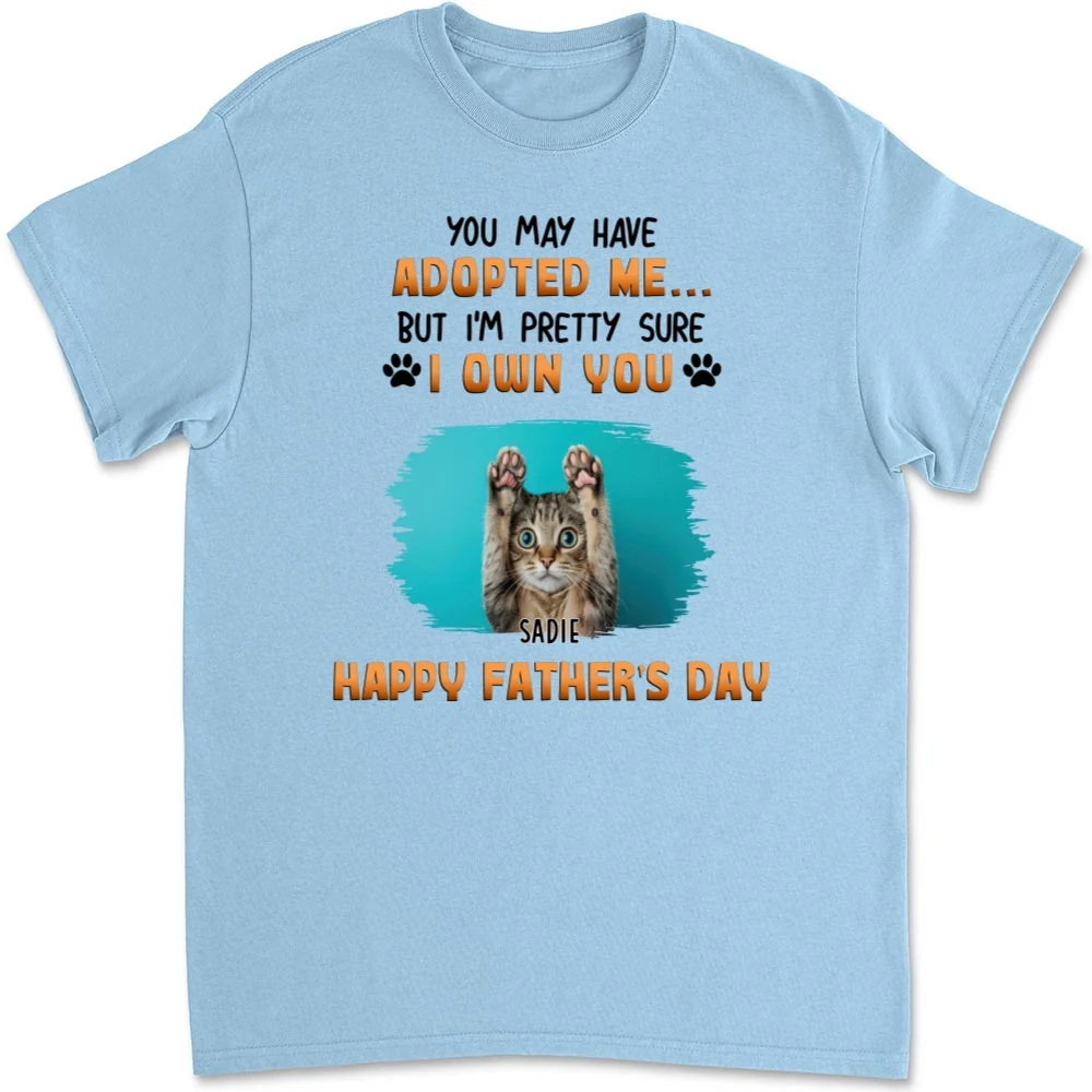 I Own You Dog And Cat Ver Photo - Personalized Custom Unisex T-Shirt - Image 7