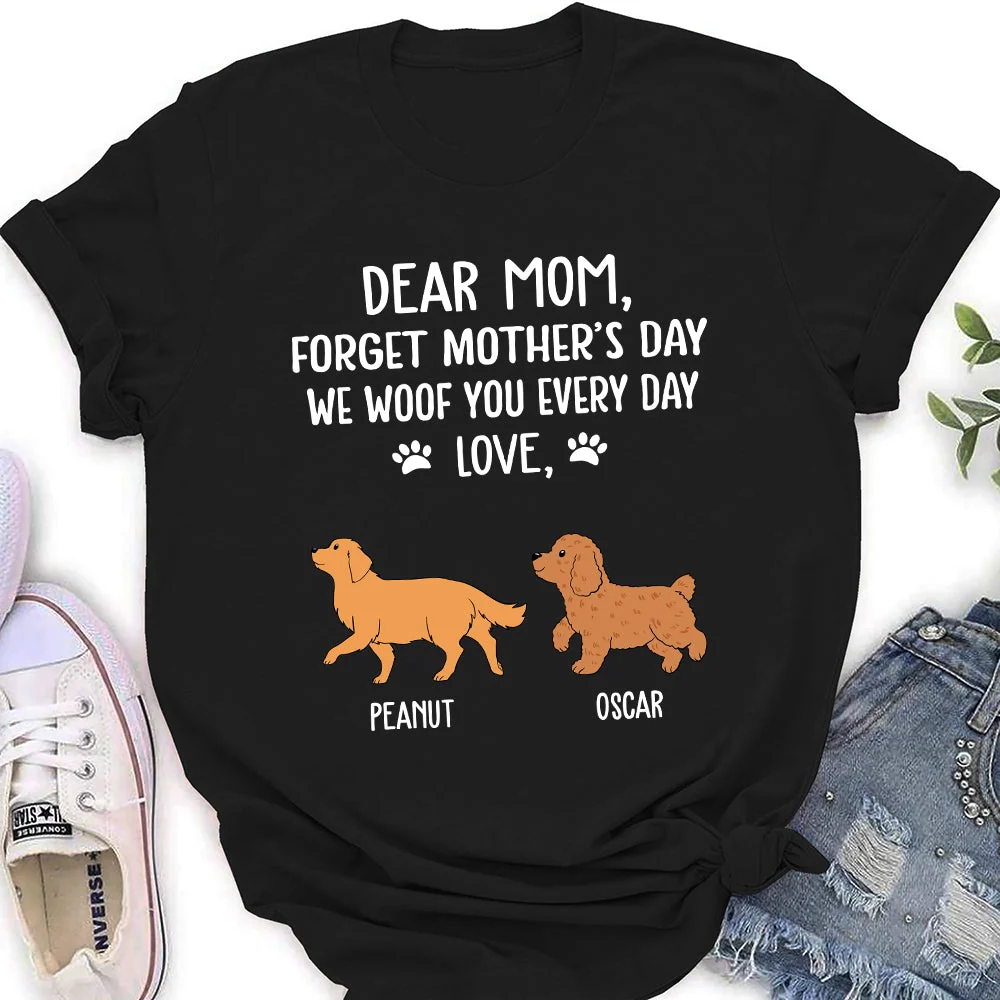 I Woof You Mom - Personalized Custom Women's T-shirt