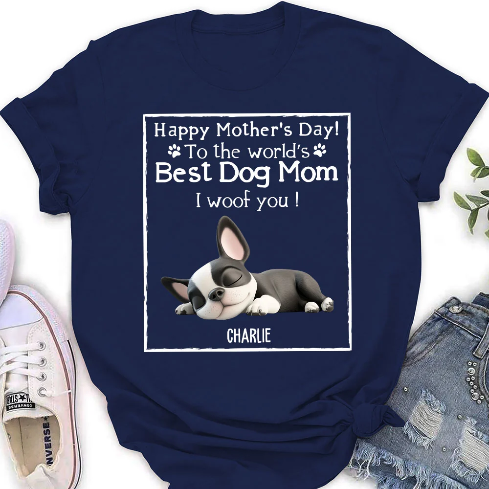 I Woof You New Style - Personalized Custom Women's T-Shirt - Image 2