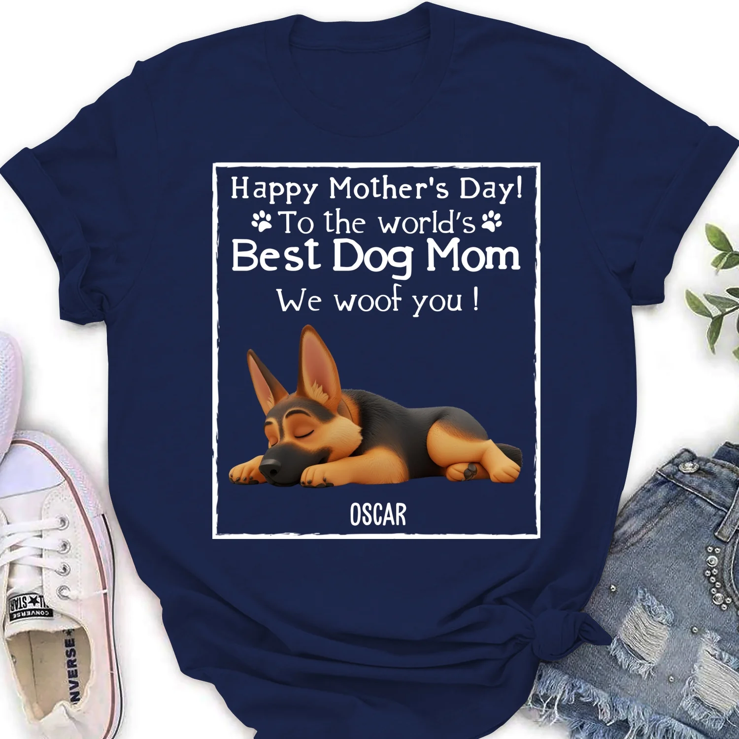 I Woof You New Style - Personalized Custom Women's T-Shirt - Image 7