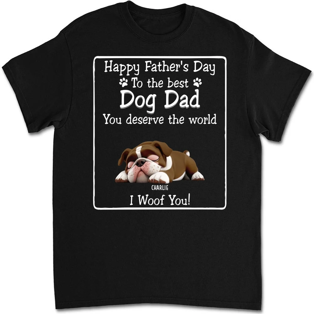 I Woof You - Personalized Custom Unisex T-shirt - Image 6