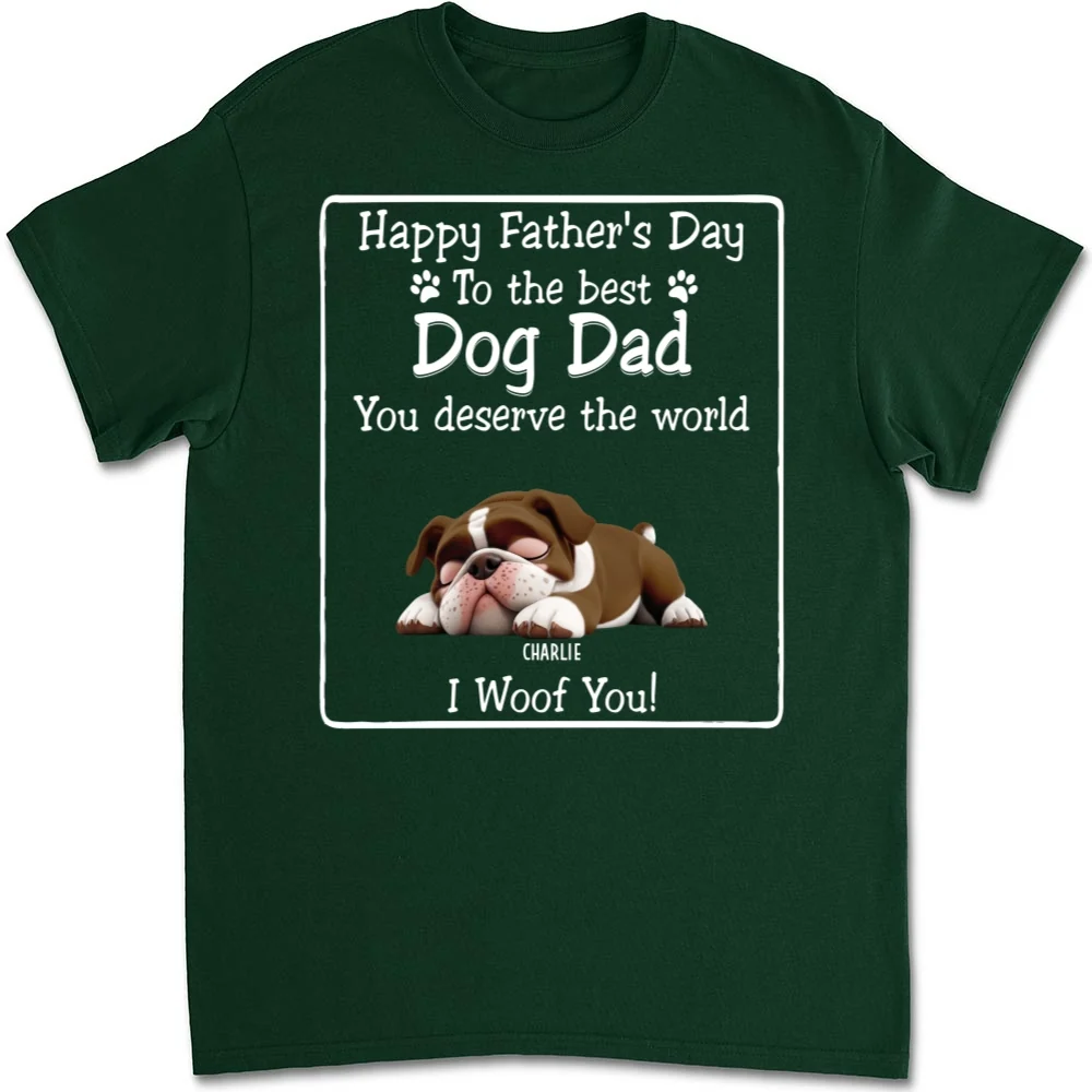 I Woof You - Personalized Custom Unisex T-shirt - Image 8