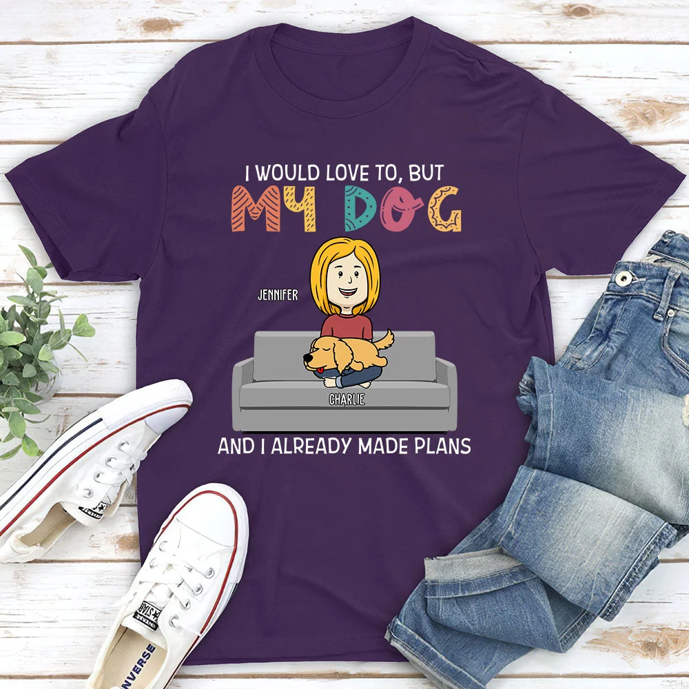 I Would Love To 1 - Personalized Custom Unisex T-shirt - Image 2