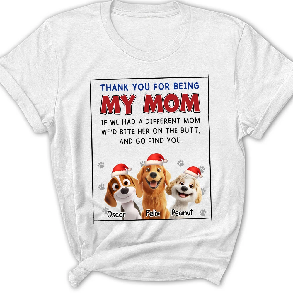 If I Had A Different Mom Christmas - Personalized Custom Women's T-Shirt