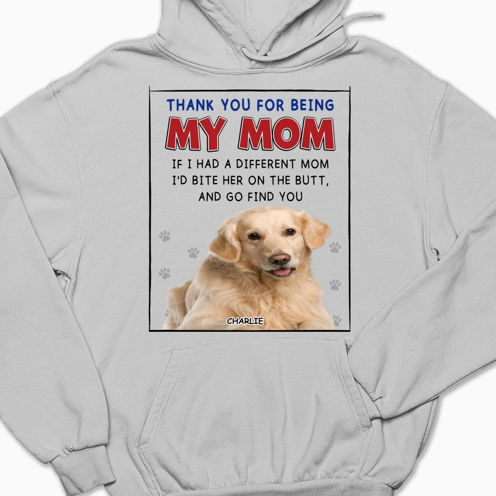 If I Had A Different Mom Christmas Photo - Personalized Custom Hoodie - Image 3