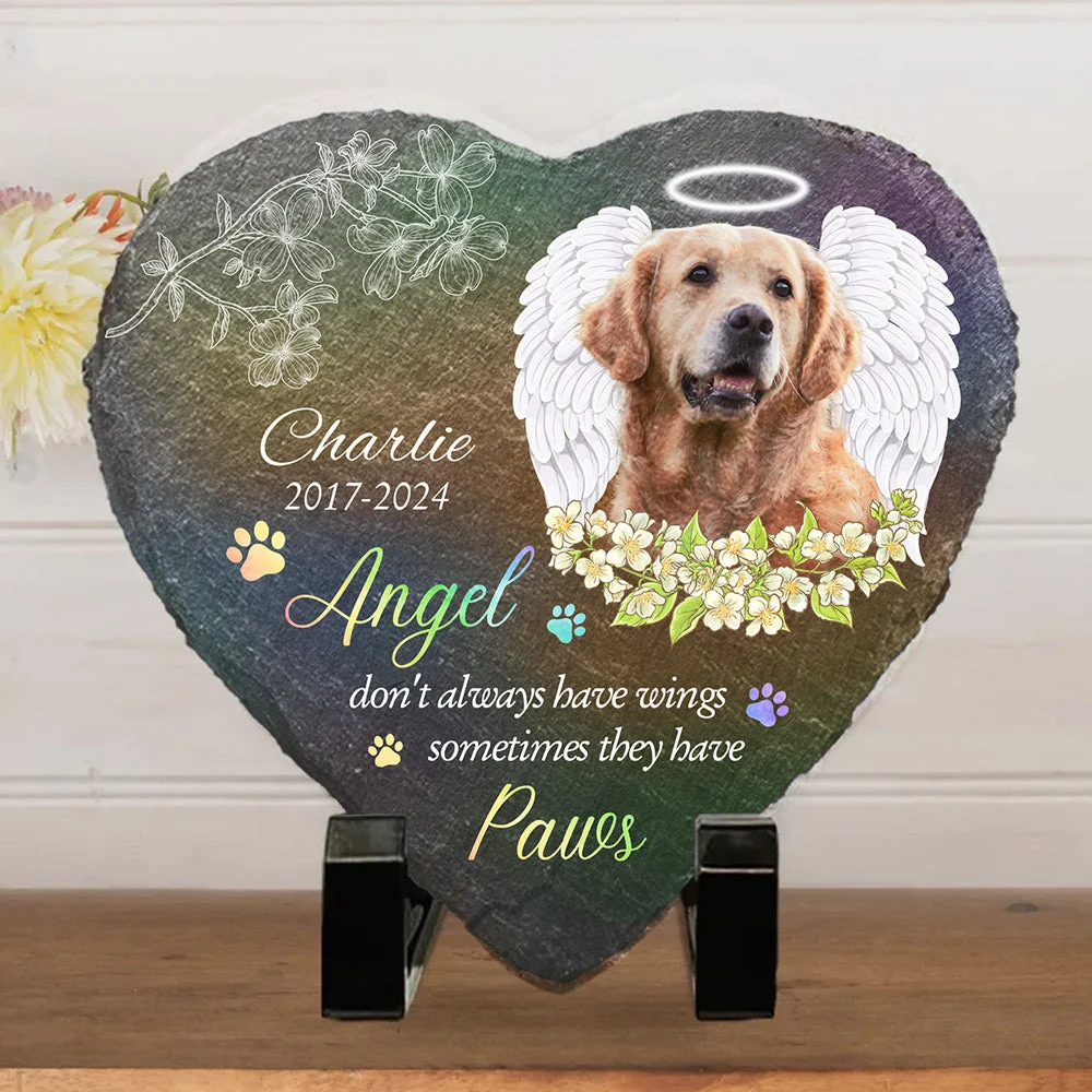 If Love Alone Could Have - Personalized Custom Heart Shaped Stone - Image 2