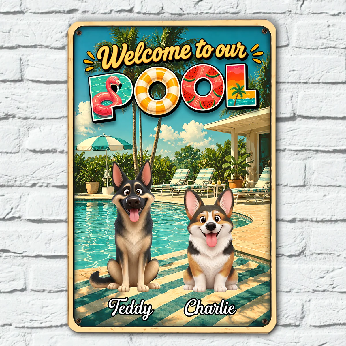 If You Ever Be Here - Personalized Custom 3D Effect Metal Sign - Image 2