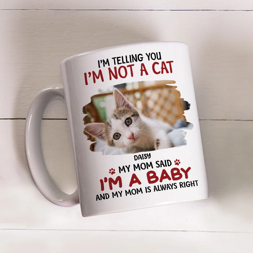 Im A Baby Photo - Personalized Custom Coffee Mug - Image 3