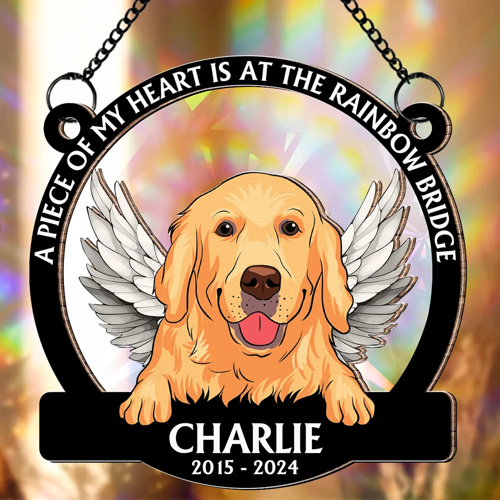 In Loving Memory - Personalized Custom Rainbow Suncatcher