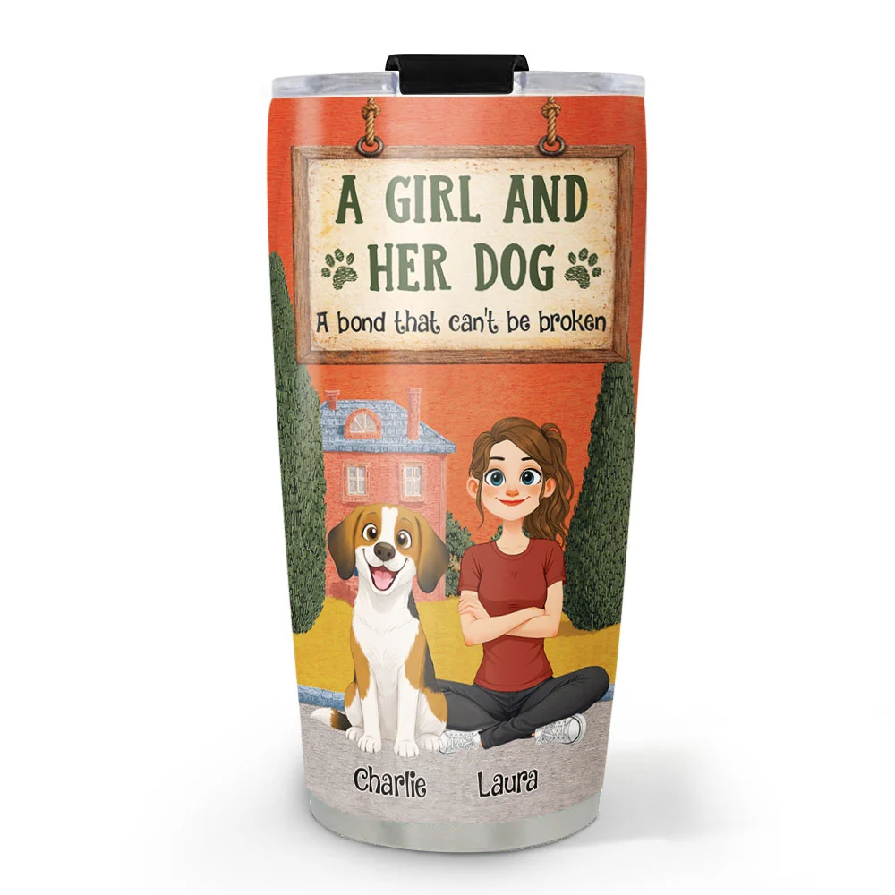 In The Storybook Dog Mom Era - Personalized Custom Tumbler