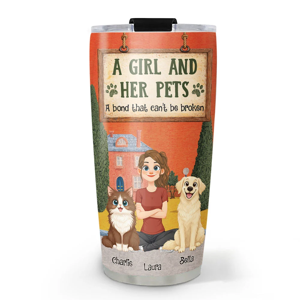 In The Storybook Pet Mom Era - Personalized Custom Tumbler