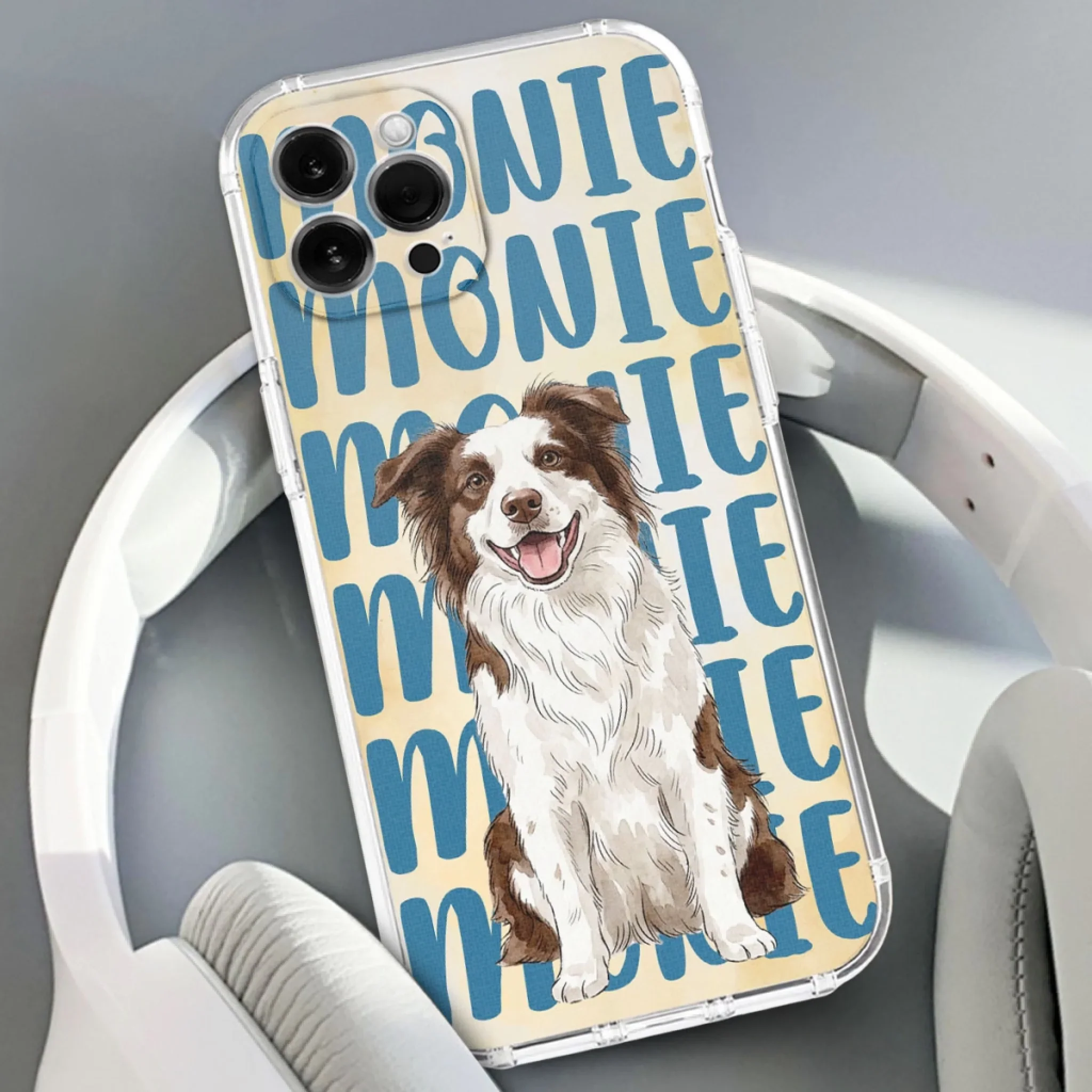 In Watercolor - Personalize Custom Phone Case - Image 2